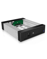 ICY BOX IB-129SSK-B 13,3 cm (5.25") Kantpanel Sort