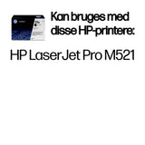 HP 55A Black Original LaserJet Toner Cartridge tonerpatron 1 stk