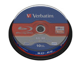 Verbatim BD-RE SL 25GB 2x 10 Pack Spindle 10 stk