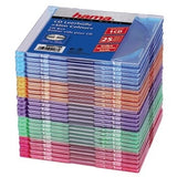 Hama CD Slim Box Pack of 25, Coloured 1 diske Flerfarvet