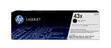 HP 43X High Yield Black Original LaserJet Toner Cartridge tonerpatron 1 stk