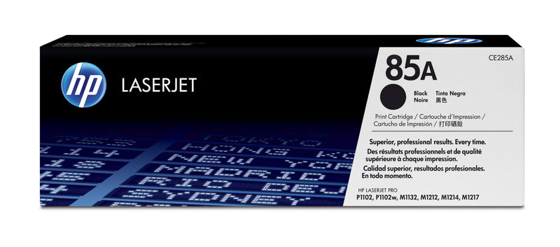 HP 85A Black Original LaserJet Toner Cartridge tonerpatron 1 stk