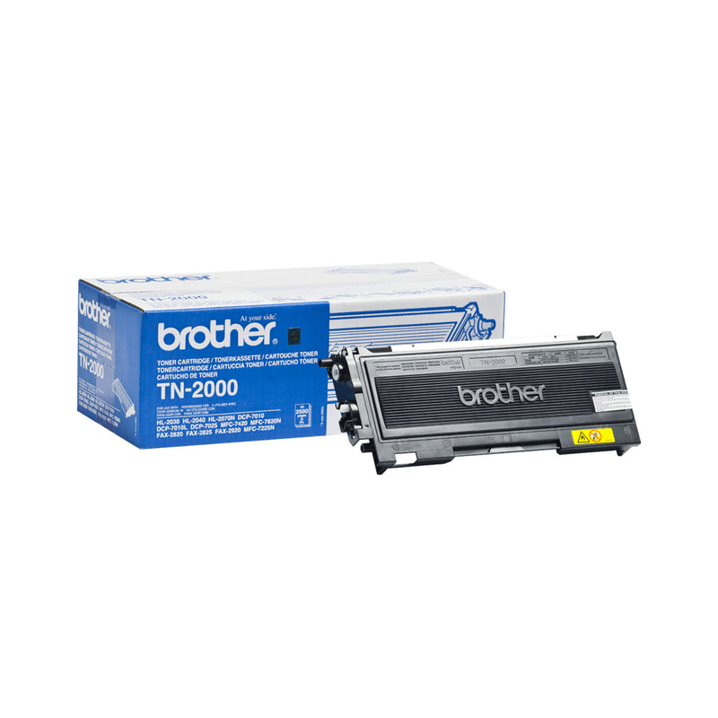 Brother TN-2000 tonerpatron 1 stk Original Sort
