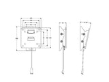 Multibrackets 1022 tv-beslag 81,3 cm (32") Sort