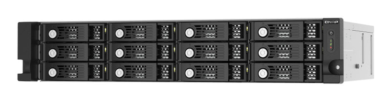 QNAP TL-R1220Sep-RP HDD/SSD kabinet Sort, Grå 2.5/3.5"
