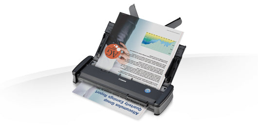Canon imageFORMULA P-215II Skanner med papir-tilførsel 600 x 600 dpi A4 Sort, Grå