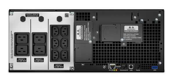 APC Smart-UPS On-Line UPS-enhed Dobbeltkonvertering (online) 6 kVA 6000 W 10 AC stikkontakt(er)