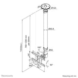 Neomounts FPMA-C100 tv-beslag 76,2 cm (30") Sort