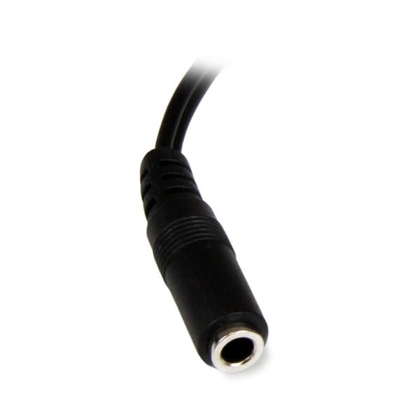 StarTech.com 0.152m 3.5mm - 2xRCA m/f lydkabel 0,152 m Sort
