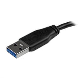 StarTech.com USB3AUB2MS USB-kabel USB 3.2 Gen 1 (3.1 Gen 1) 2 m USB A Micro-USB B Sort