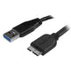 StarTech.com USB3AUB2MS USB-kabel USB 3.2 Gen 1 (3.1 Gen 1) 2 m USB A Micro-USB B Sort