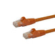StarTech.com N6PATC2MOR netværkskabel Orange 2 m Cat6 U/UTP (UTP)