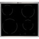 Electrolux EHF16240XK kogeplade Sort Indbygget Keramisk 4 zone(s)