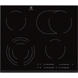Electrolux EHF6547FXK kogeplade Sort Indbygget 4 zone(s)