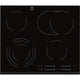 Electrolux EHF6547FXK kogeplade Sort Indbygget 4 zone(s)