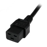 StarTech.com PXTEUC192M el-ledning Sort 2 m CEE7/7 C19 forbinder