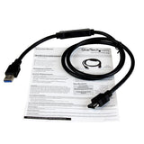 StarTech.com USB3S2ESATA3 USB-kabel 0,9 m USB A Sort