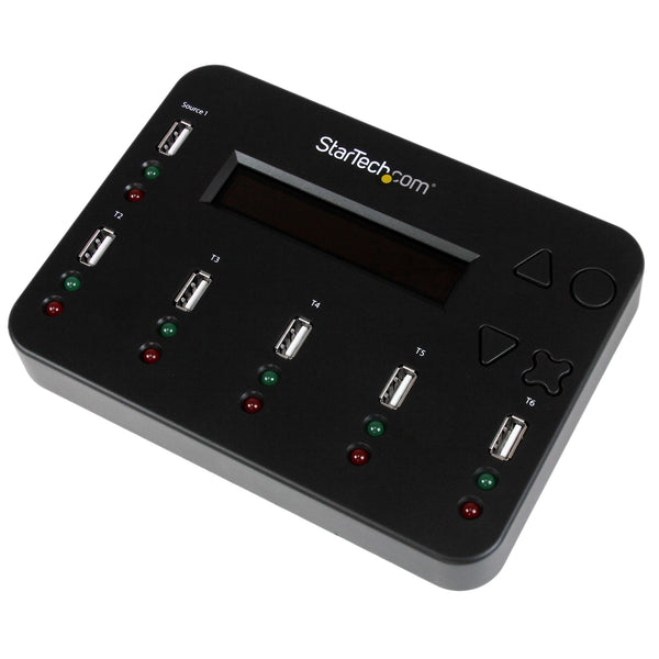 StarTech.com USBDUP15 kopienhed til digital medie USB flash drev duplikator Sort 5 Kopier