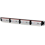 StarTech.com C6PANEL24 patch panel 1U