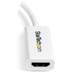 StarTech.com MDP2HD4KSW videokabel adapter 0,15 m Mini DisplayPort HDMI Hvid