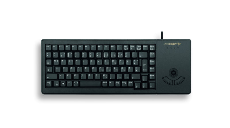 CHERRY XS Trackball tastatur Universel USB QWERTY Nordisk Sort