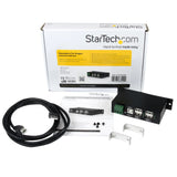 StarTech.com ST4200USBM interface hub USB 2.0 Type-B 480 Mbit/s Sort