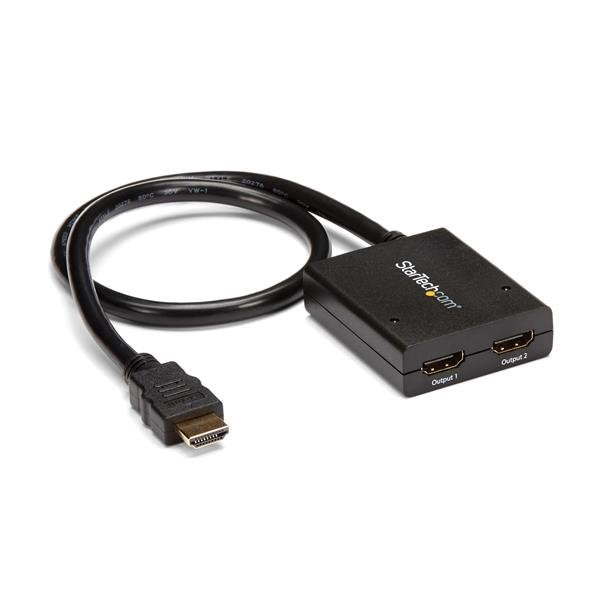 StarTech.com ST122HD4KU video-splitter HDMI 2x HDMI