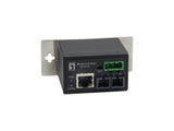 LevelOne IEC-4002 netværksomformer til medie 100 Mbit/s Multitilstand Sort