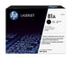 HP 81A Black Original LaserJet Toner Cartridge tonerpatron 1 stk