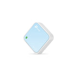 TP-Link TL-WR802N trådløs router Hurtigt ethernet Enkelt band (2,4 GHz) Blå, Hvid