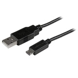 StarTech.com USBAUB2MBK USB-kabel USB 2.0 2 m USB A Micro-USB B Sort