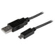 StarTech.com USBAUB2MBK USB-kabel USB 2.0 2 m USB A Micro-USB B Sort