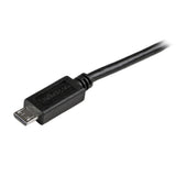 StarTech.com USBAUB2MBK USB-kabel USB 2.0 2 m USB A Micro-USB B Sort