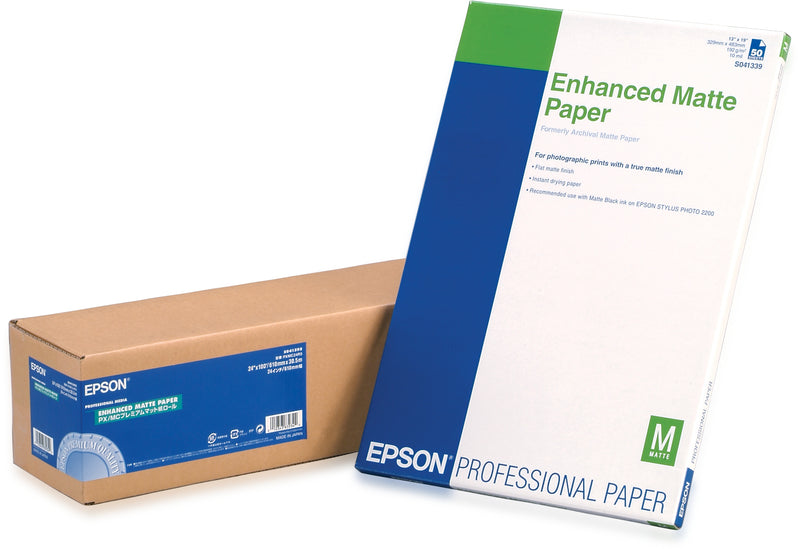 Epson Enhanced Paper, 24" x 30.5 m, 189g/m² storformat medie 30,5 m Mat