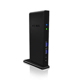 ICY BOX IB-DK2241AC Ledningsført USB 3.2 Gen 1 (3.1 Gen 1) Type-A Sort