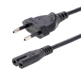 StarTech.com PXTNB2SEU1M el-ledning Sort 1 m CEE7/16 C7 forbinder