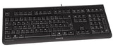 CHERRY KC 1000 tastatur Hjem USB Schweizisk Sort