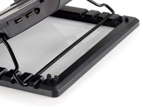 Conceptronic CNBCOOLSTAND1F køling til laptop 43,2 cm (17") Sort
