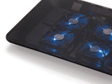 Conceptronic CNBCOOLPADL4F køling til laptop 39,6 cm (15.6") Sort