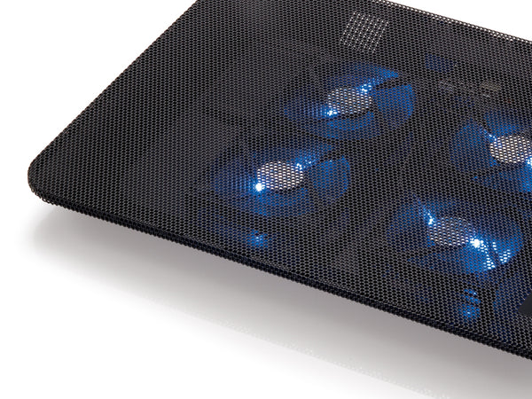 Conceptronic CNBCOOLPADL4F køling til laptop 39,6 cm (15.6") Sort