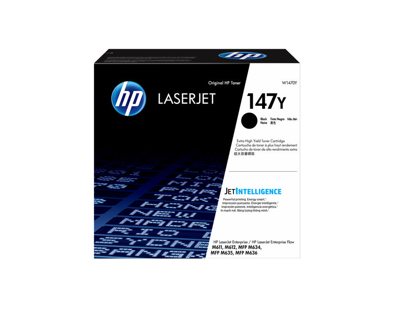 HP 147Y Extra High Yield Black Original LaserJet Toner Cartridge tonerpatron 1 stk