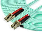 StarTech.com 450FBLCLC15 InfiniBand og fiberoptisk kabel 15 m LC Turkisfarve