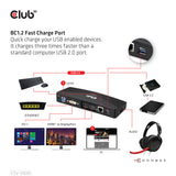 CLUB3D SenseVision USB3.0 4K Docking Station Ledningsført USB 3.2 Gen 1 (3.1 Gen 1) Type-A Sort
