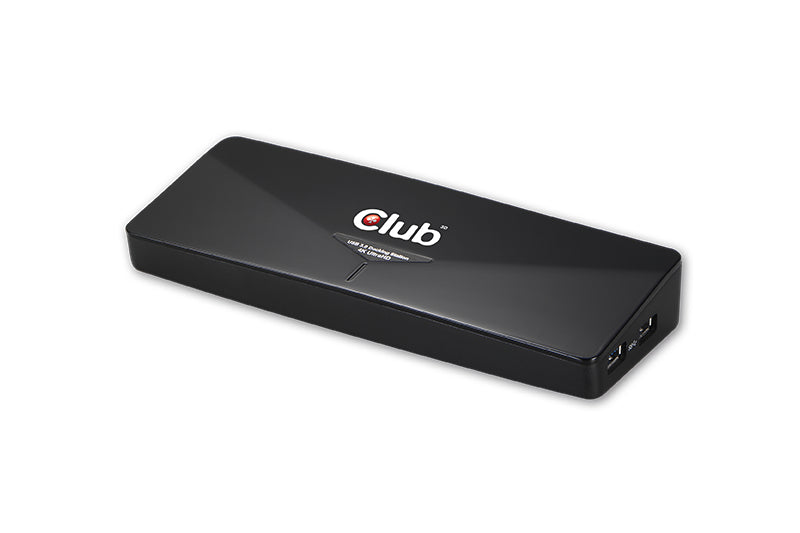 CLUB3D SenseVision USB3.0 4K Docking Station Ledningsført USB 3.2 Gen 1 (3.1 Gen 1) Type-A Sort