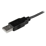 StarTech.com USBAUB15CMBK USB-kabel USB 2.0 0,15 m USB A Micro-USB B Sort