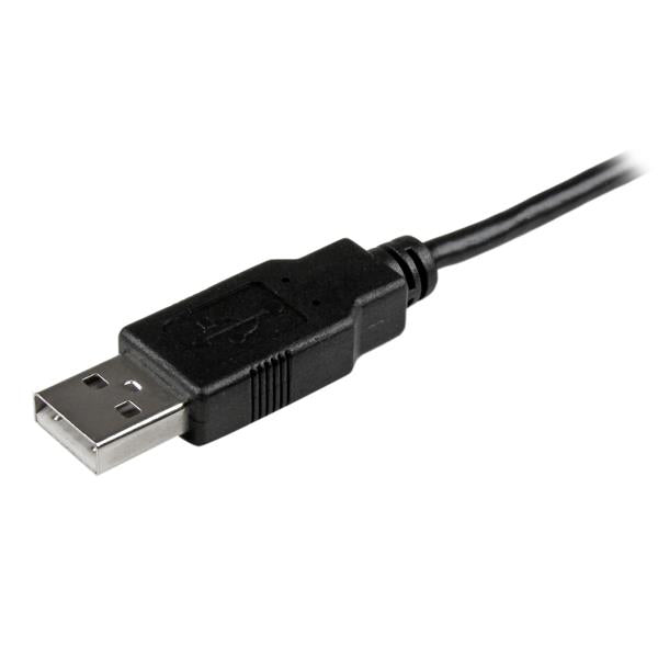 StarTech.com USBAUB15CMBK USB-kabel USB 2.0 0,15 m USB A Micro-USB B Sort