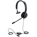 Jabra Evolve 20 Headset Ledningsført Kontor/Callcenter USB Type-A Sort