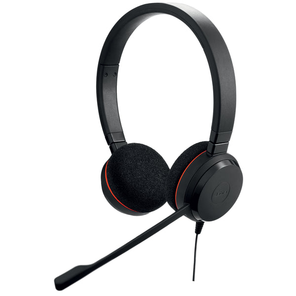 Jabra Evolve 20 Headset Ledningsført Kontor/Callcenter USB Type-A Sort