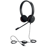 Jabra Evolve 20 Headset Ledningsført Kontor/Callcenter USB Type-A Sort