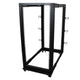 StarTech.com 4POSTRACK25U stativ 25U Fritstående reol Sort